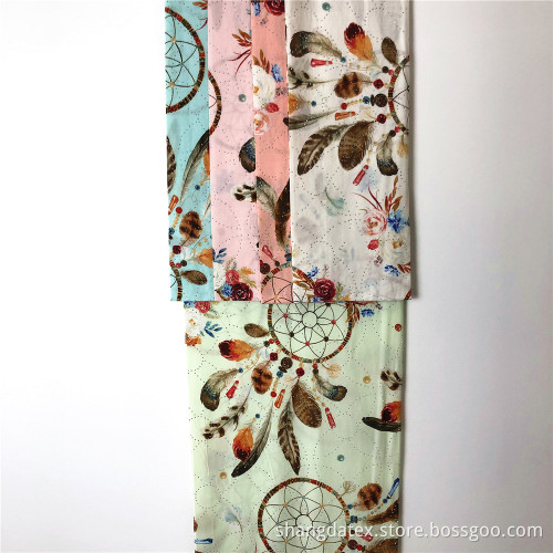 Indian Pattern Rayon Semi Digital Printed Stone Printing